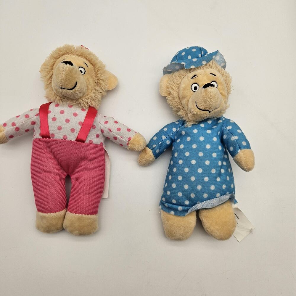Berenstain Bears Plush Set 2023‎ Stuffed Animals Mama Papa Family Lot Stuffed